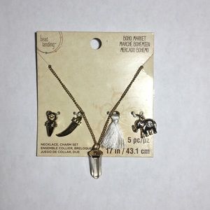 5 Piece Gold Boho Necklace